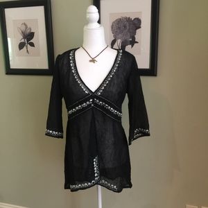 Swim N Sport Black Cover Up- Small